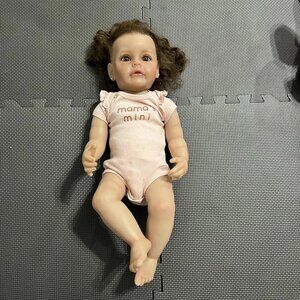 24” Reborn Doll Cute Girl Doll with Rooted Blonde Hair Realistic Kids Toy